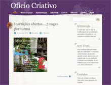 Tablet Screenshot of oficiocriativo.com.br